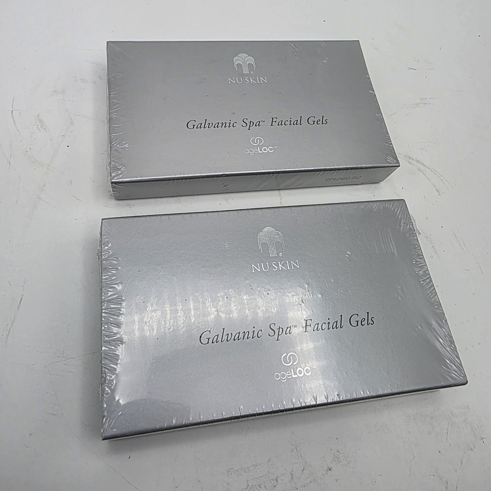 NuSkin Galvanic Spa Facial Gels Ageloc Lot Of 2 New Sealed Box Nu Skin - Picture 2 of 8